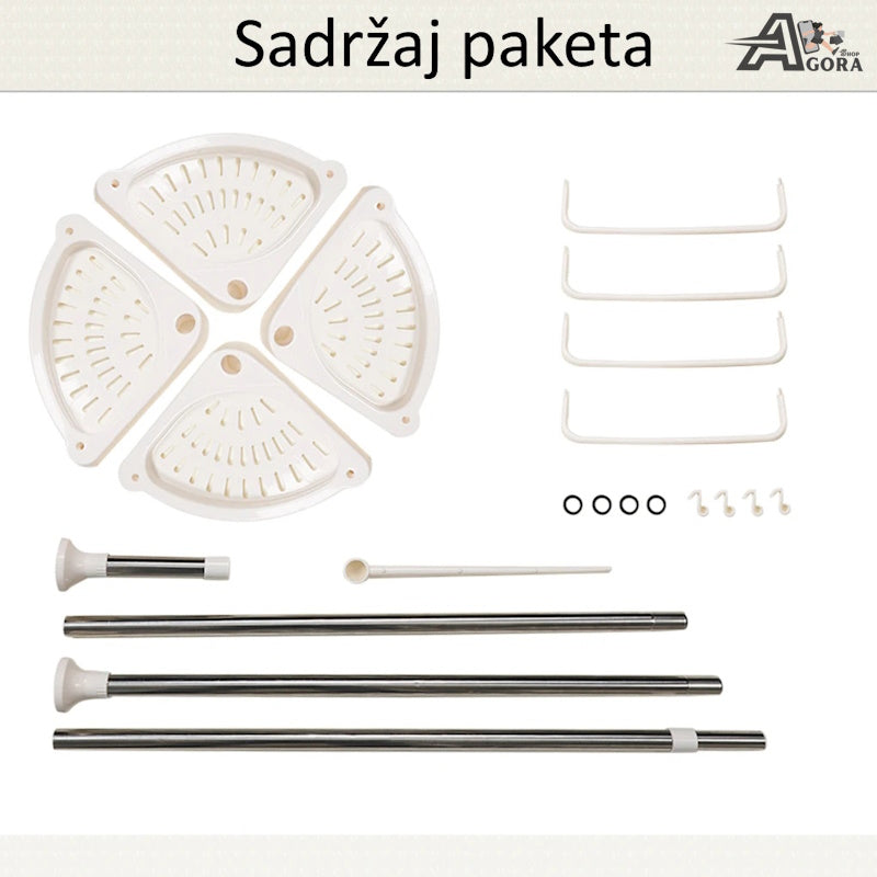 Ugaona polica za kupatilo