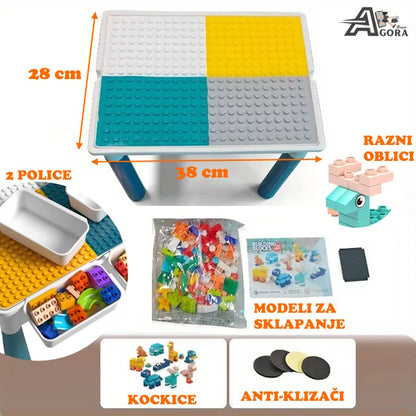 Kreativni sto sa kockicama