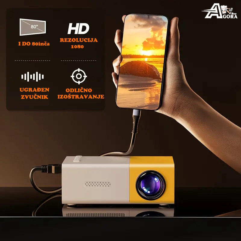 Prijenosni mini projektor