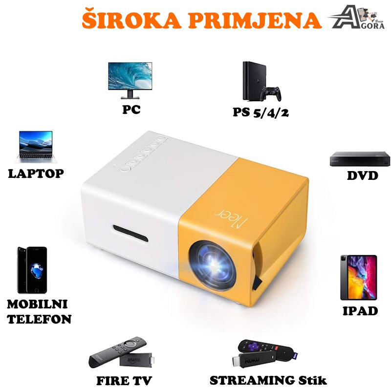 Prijenosni mini projektor