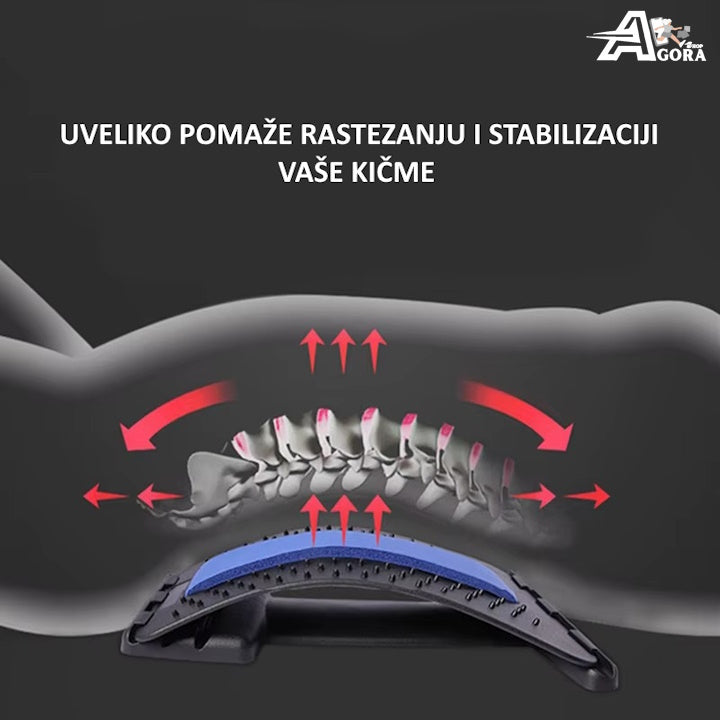 Sprava za masažu i istezanje leđa