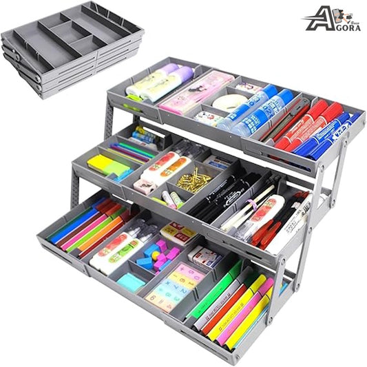 Trostruki organizator za ladice